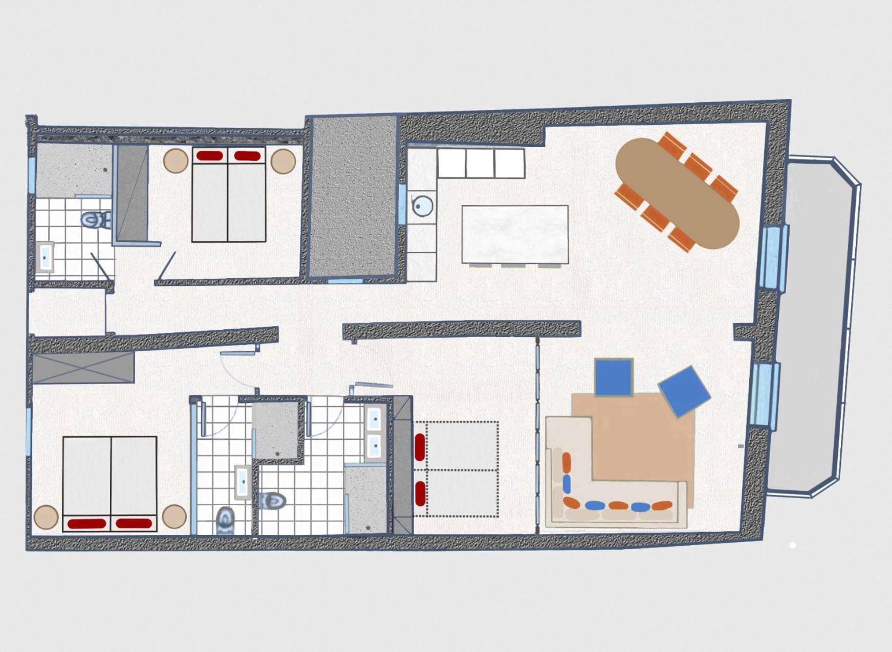 Apartament Colon Bcn 130 Mts 3 Dormitorios Port Vell Barcelona Luaran gambar